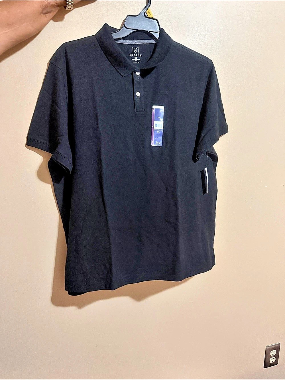 Gregor Men's Black Polo NWT